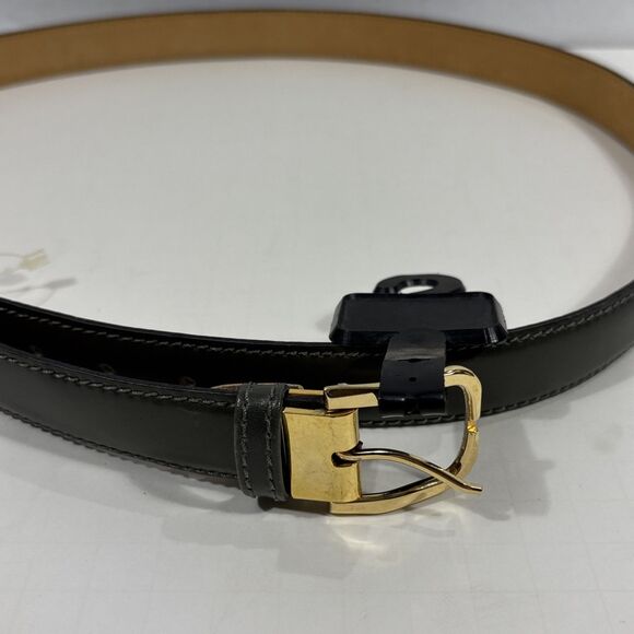 Vintage Dino’s Olive Green Leather Belt 42-46”  NWT - Picture 1 of 7